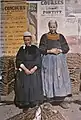 Femmes en tenue bigoudène de Pont-l'Abbé en 1909 (plaque autochrome).