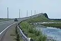Le pont de Miscou, reliant l'île de Miscou à l'île Lamèque depuis 1996.