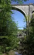 Le pont du Diable (vu du bas).