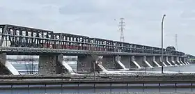 Pont Victoria, vu de l'autoroute Bonaventure.