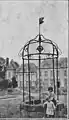 Le puits du château en 1932.
