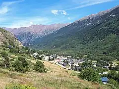 Porté-Puymorens et la serra de Coll Roig.