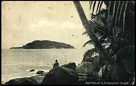 Ile Conception vue de Port Glaud.