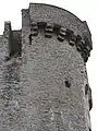 Détail des mâchicoulis.