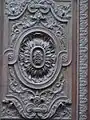 Portail, détail d'une rosace.