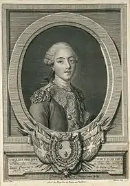 Le Comte d'Artois, futur Charles X (1757-1836) d'après Jean-Martial Frédou
