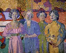 Aristarkh Lentoulov Portrait de quatre.