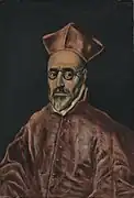El Greco : Portrait du cardinal-inquisiteur Don Fernando Niño de Guevara.