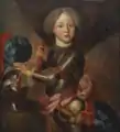 Portrait présumé du duc de Bourgogne, École Française du XVIIIe&nbsp;siècle.
