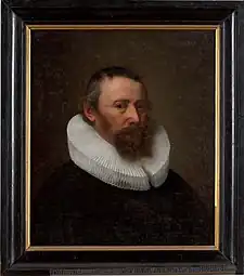 Portrait du bourgmestre de Leyde, Jan Janszoon Orlers, par Pieter Dubordieu (en), 1640.
