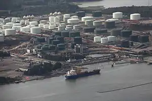 La raffinerie de Porvoo.