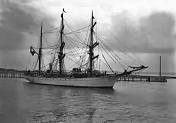 Le Pourquoi Pas ? IV au Havre (15 août 1908).