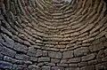 Le tholos vu de l'intérieur