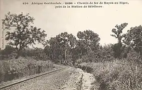 Approche du chemin de fer de Kayes au Niger.