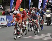 Première échapée de l'édition 2013 du Grand Prix d'Isbergues.jpg