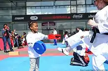 Photo prise sur la Journée Évasion 2015 au stade de France.
