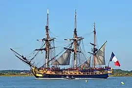 1re sortie en navigation sur la Charente le 7 septembre 2014.