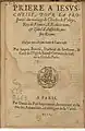 Prière à Jésus-Christ, pour la prospérité du mariage de Charles de Valoys