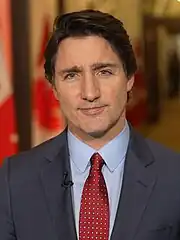 Canada :  Justin Trudeau, Premier ministre.