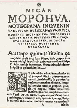 Image illustrative de l’article Nican mopohua