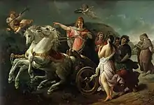 Domenico Tojetti, le progrès de l'Amérique, 1875, Musée d'Oakland.