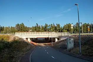 Emplacement de la  gare de Vallinoja (fi)