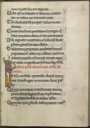 f36r : initiale longue