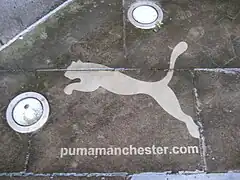 Puma à Manchester au Royaume-Uni.