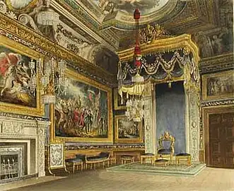 The King's Audience Chamber at Windsor Castle, de The History of the Royal Residences.