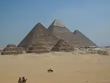 Pyramides de Gizeh.