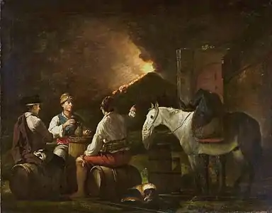 Les Buveurs de vin, 1786Musée national de Varsovie