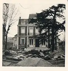 Réaménagement du parc. Janvier 1962