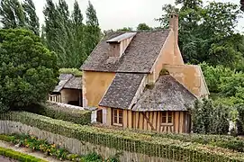 Réchauffoir vu du 1er étage du billard