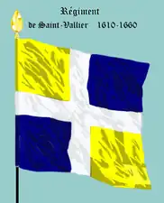 régiment de Saint-Vallier de 1666 à 1671