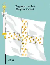 drapeau colonel de 1663 à 1757