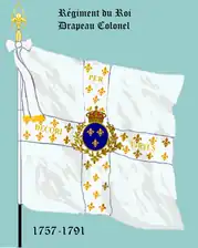 drapeau colonel de 1757 à 1791