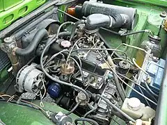 Le moteur de la Renault 15 TL