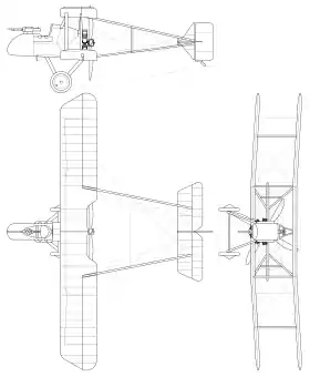 vue en plan de l’avion