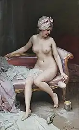 Après le bain, vers 1895, Madrid, musée du Prado.