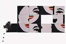 Martial Raysse, Story with a chicken, 1968.