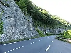 À Cazoulès, au pas du Raysse.