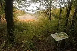 Panneau d'interprétation.