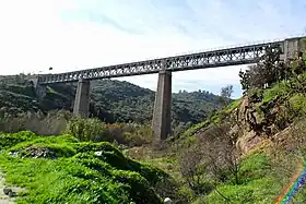 Le viaduc de Beni Amrane.