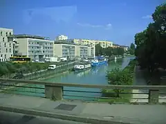 Le canal à Reims.