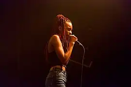 Ravyn Leane performant au Telefone Tour de noname en 2017