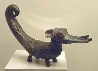 Récipient en céramique. Culture chimú, Pérou, 1400–1533 ap. JC