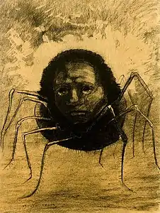 L'Araignée qui pleure, Odilon Redon