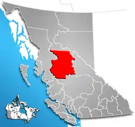 Localisation de District régional de Bulkley-Nechako