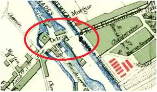 Plan avec Octroi Fléchambault.
