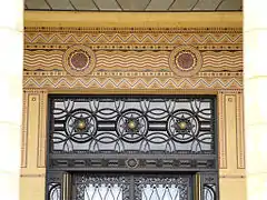 Mosaïques extérieures de la Bibliothèque Carnegie.